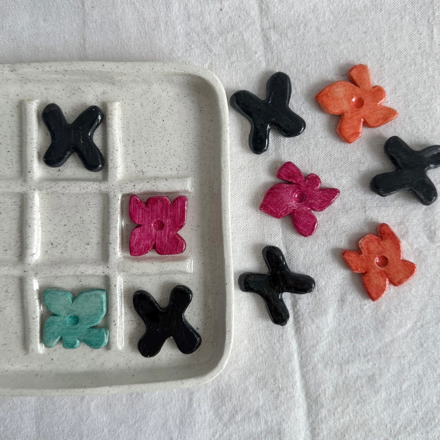 F07 ✺ Flora Tic-Tac-Toe Board [Pre-order]