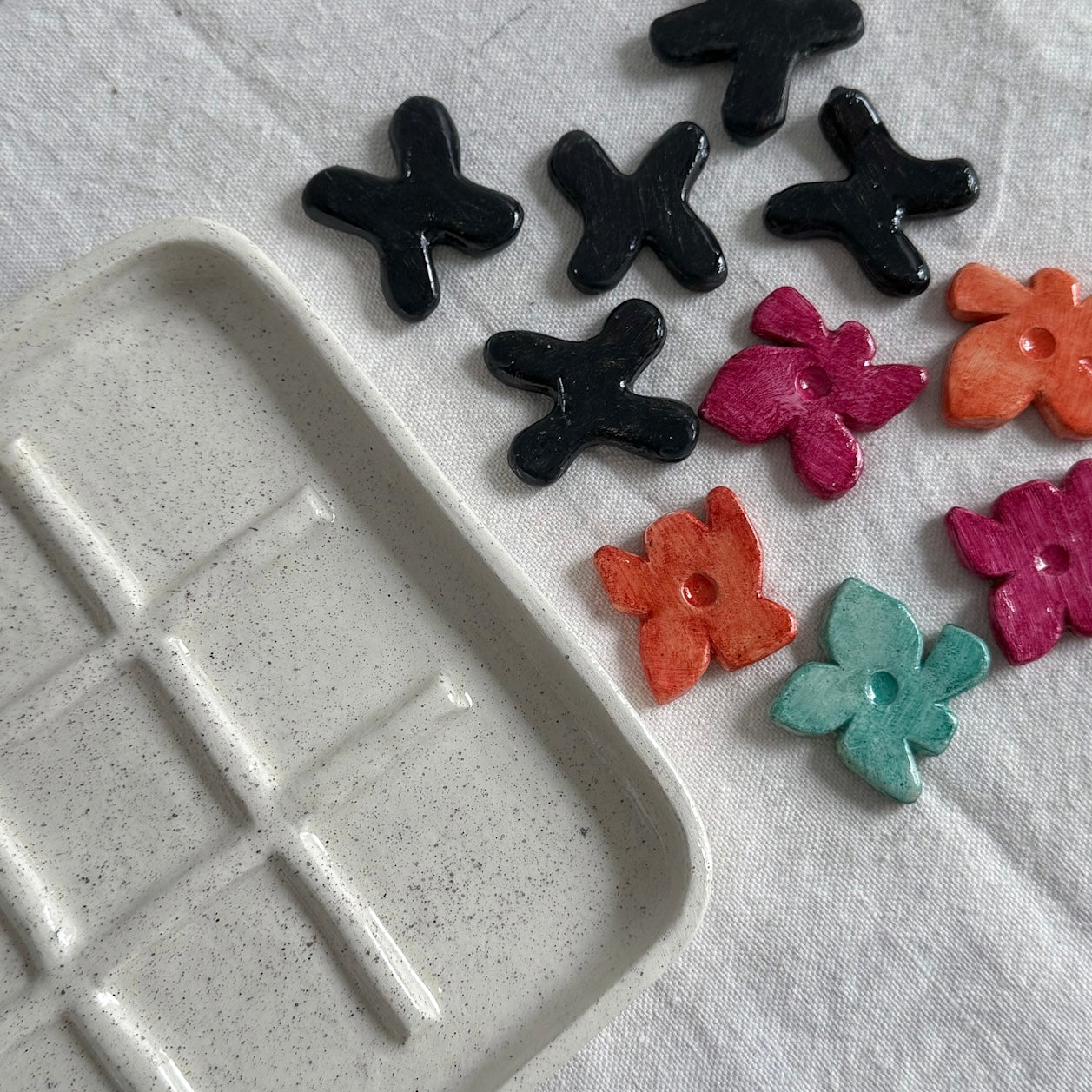 F07 ✺ Flora Tic-Tac-Toe Board [Pre-order]